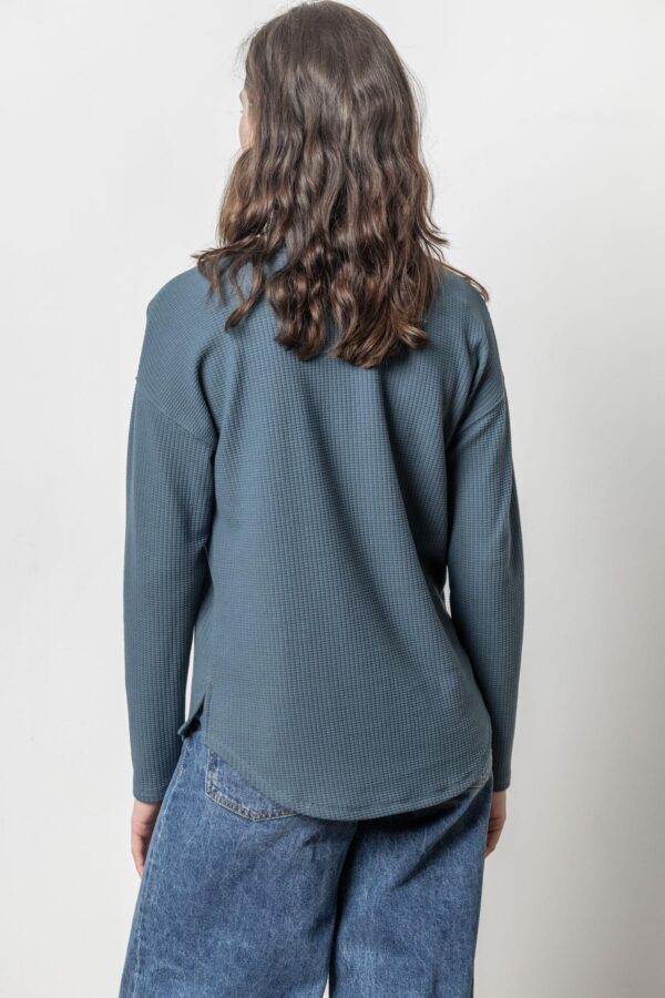 Rounded Hem Split Neck - Image 4