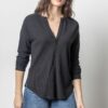 Rounded Hem Split Neck - Image 5