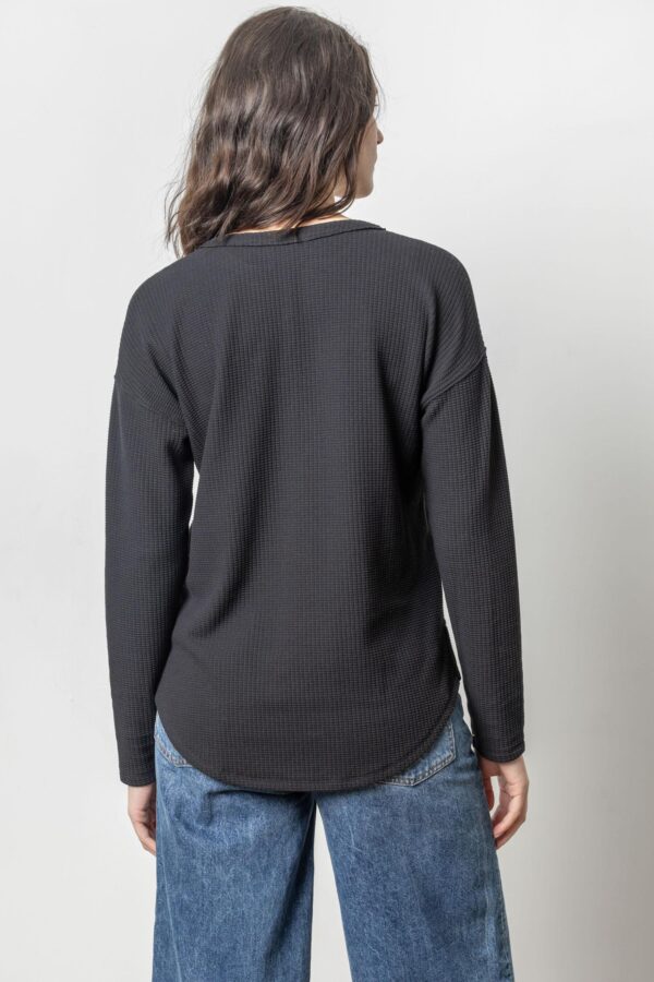 Rounded Hem Split Neck - Image 6