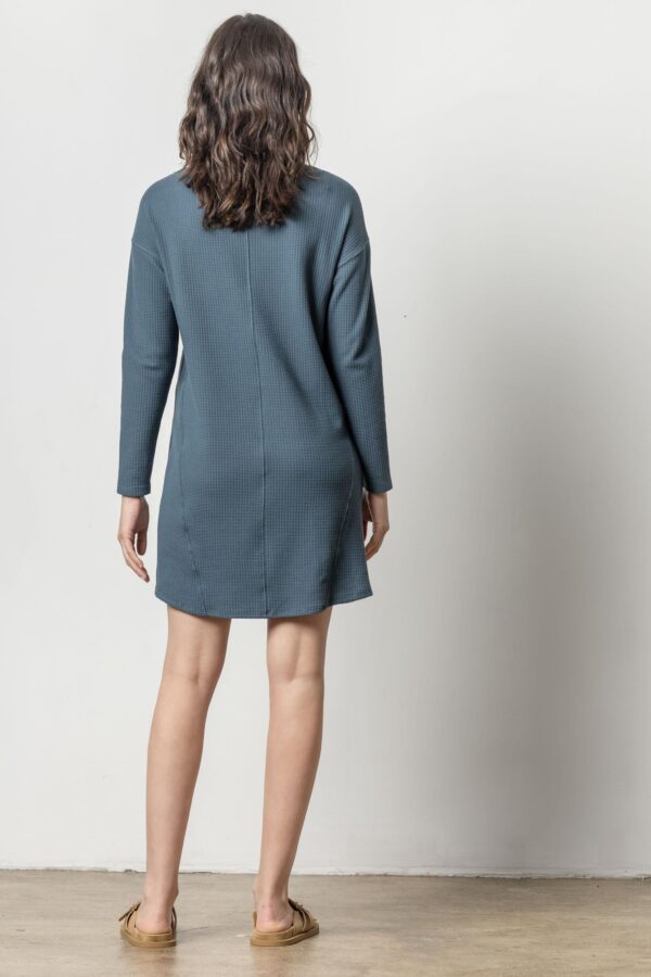Seamed Boatneck Dress - Image 4