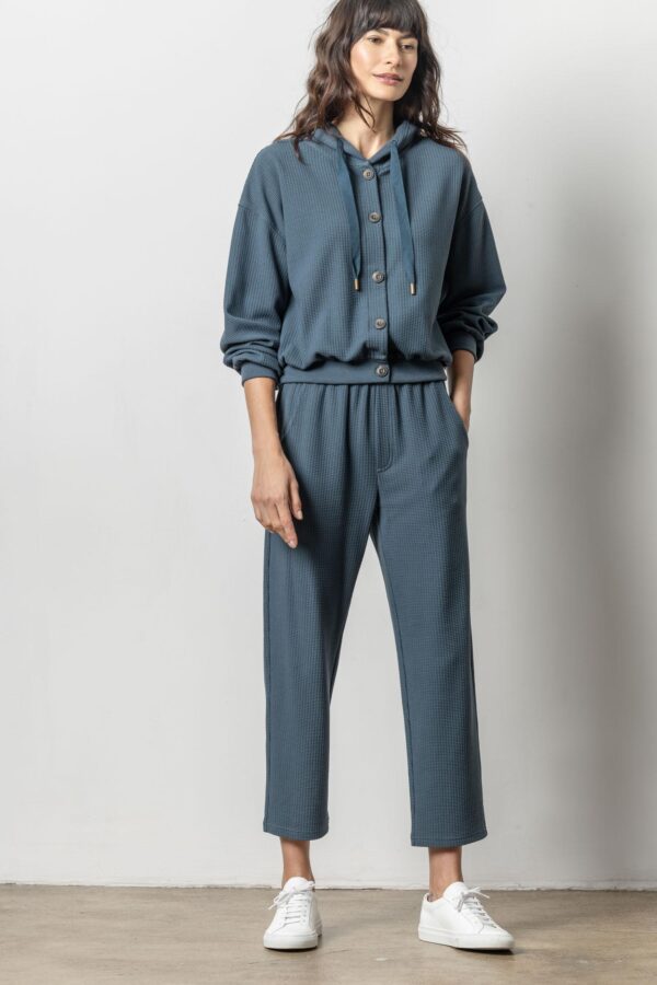 Straight Leg Waffle Pant - Image 5