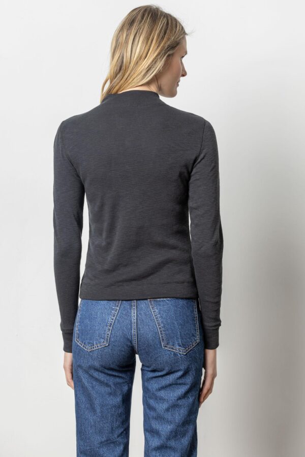 Zip Front Mock Neck - Image 3