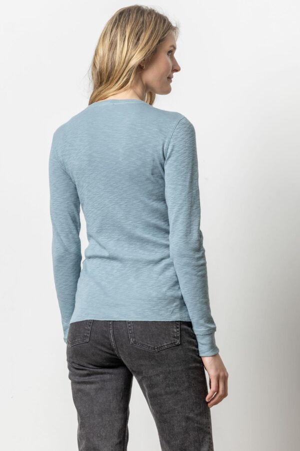 Long Sleeve Raw Edge Crew - Image 5