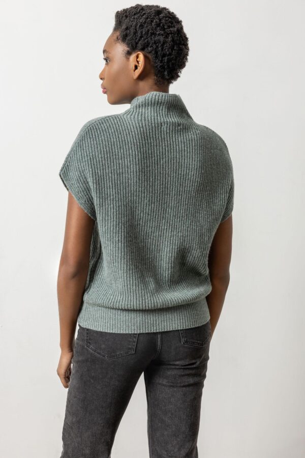Ribbed Funnel Neck Sweater - Image 10
