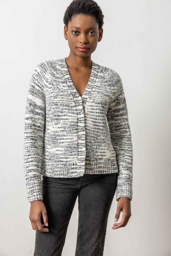 V-Neck Cardigan Sweater - Image 4