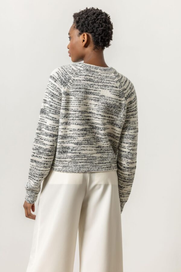 Ribbed Neck Raglan Sweater - Image 5