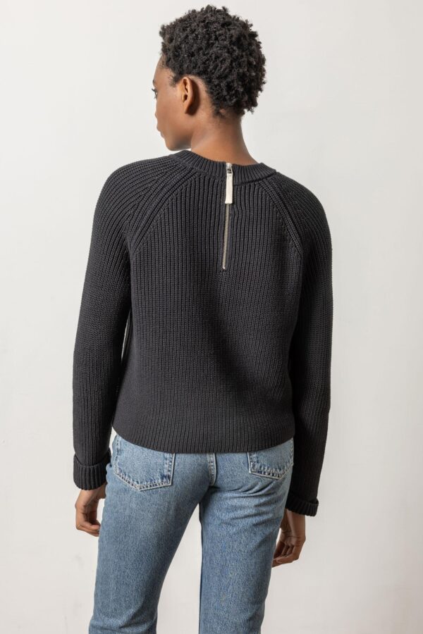 Zip Back Raglan Sweater - Image 2