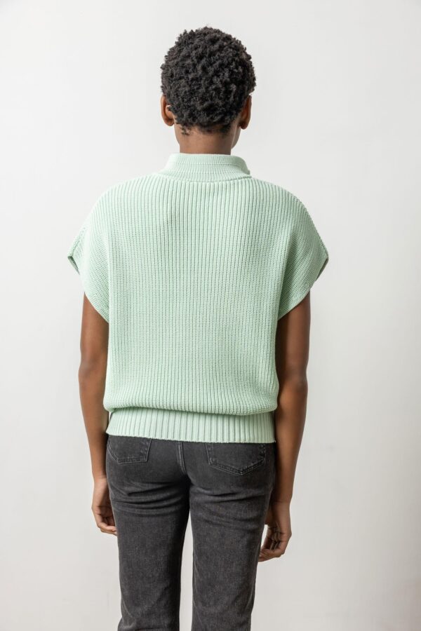 Half Zip Poncho Sweater - Image 9