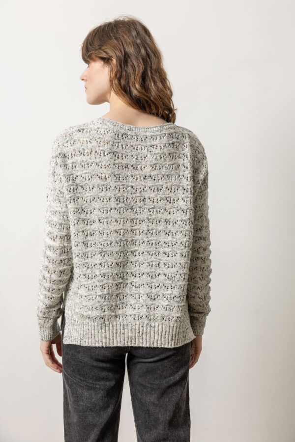 Pointelle Boatneck Sweater - Image 7