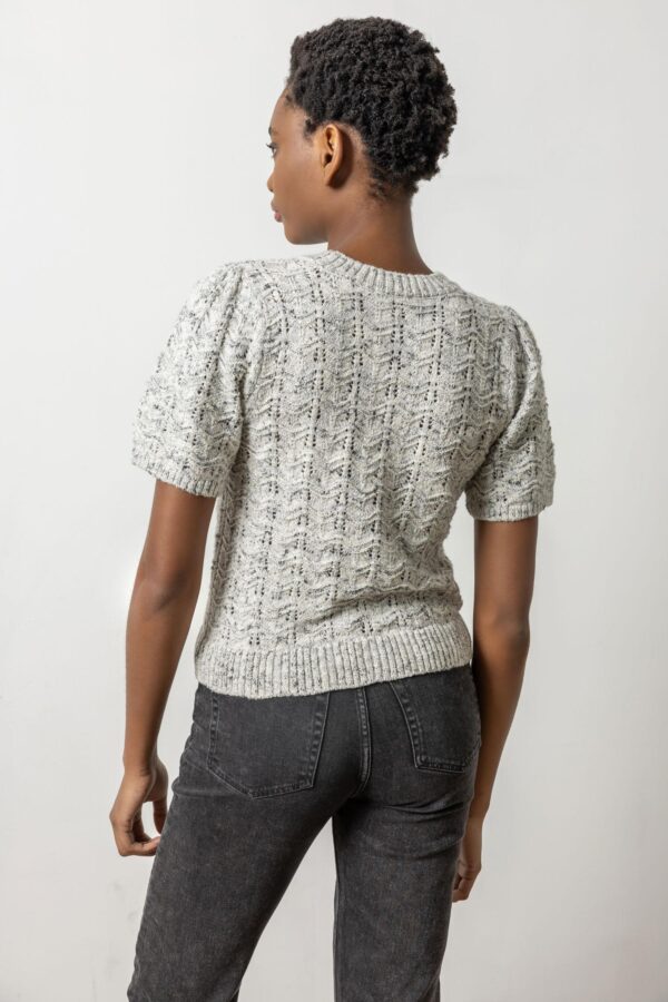 Short Sleeve Crewneck Sweater - Image 5