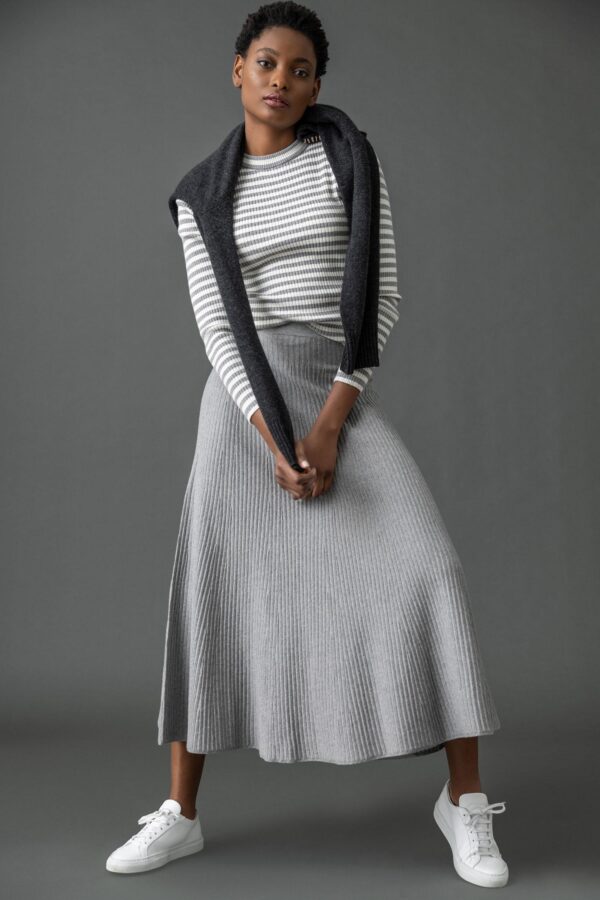Flared Sweater Skirt - Image 10