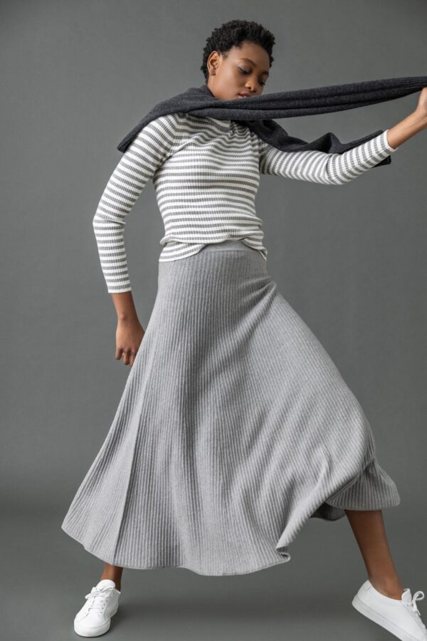 Flared Sweater Skirt - Image 11