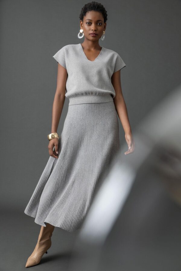 Flared Sweater Skirt - Image 12