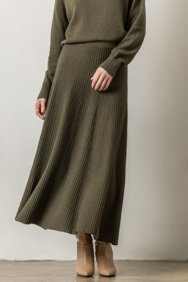 Flared Sweater Skirt