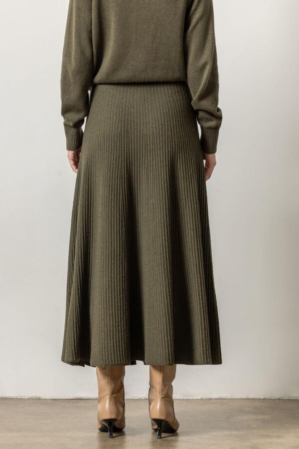 Flared Sweater Skirt - Image 2