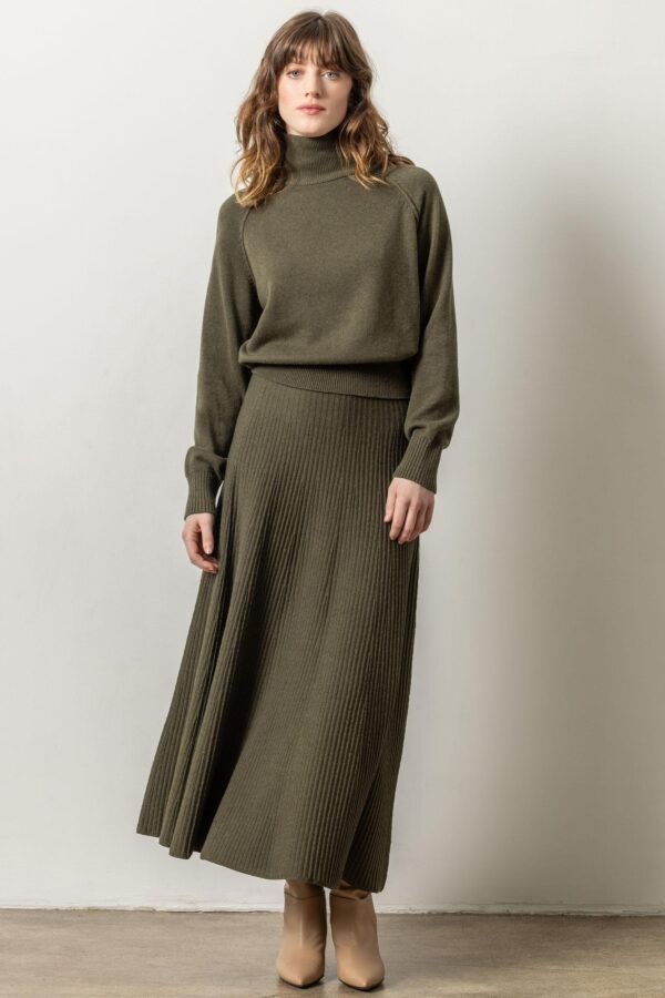 Flared Sweater Skirt - Image 3