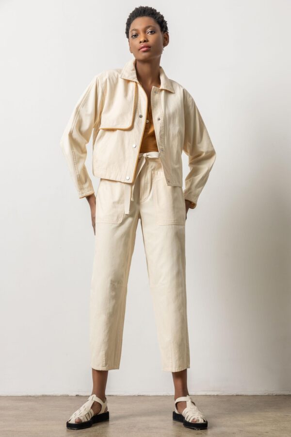 Contrast Trim Jacket - Image 9