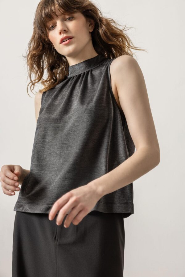 Sparkle Sleeveless Mock Neck - Image 3
