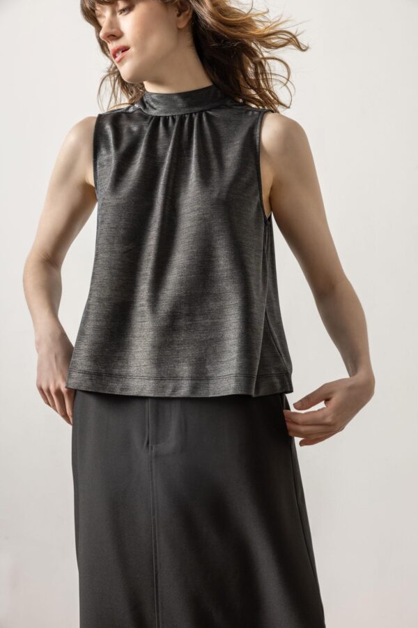 Sparkle Sleeveless Mock Neck - Image 4