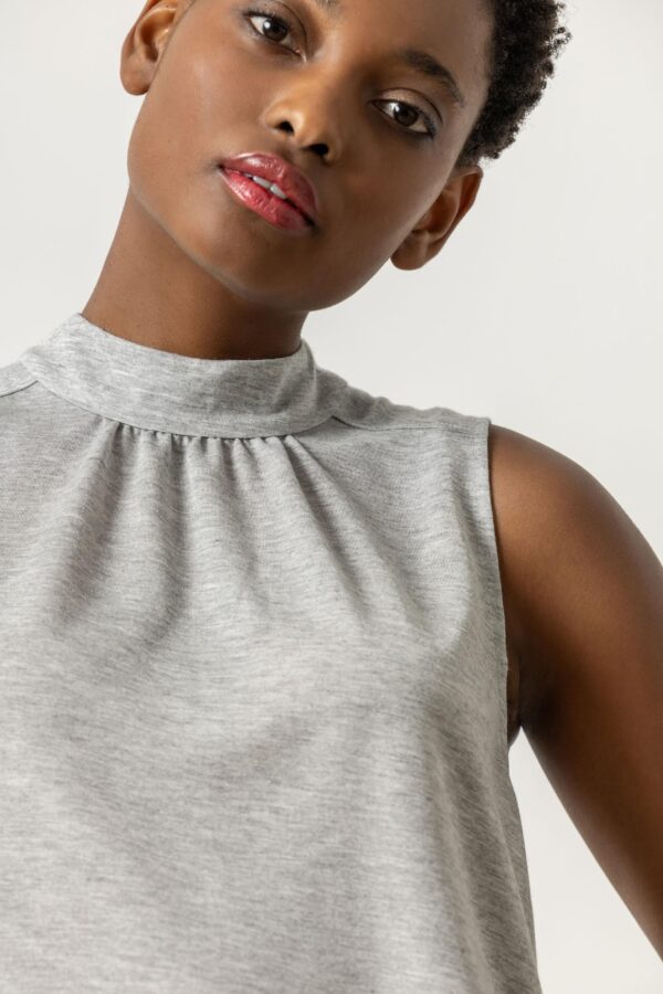 Sparkle Sleeveless Mock Neck - Image 7