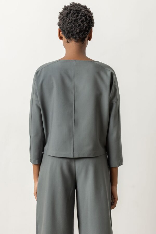 Zip Detail Seamed Top - Image 9