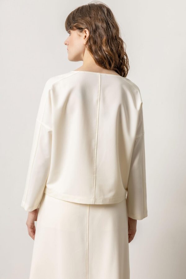 Zip Detail Seamed Top - Image 7
