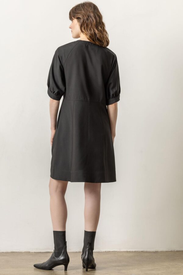 Zip Front Flared Dress - Image 4