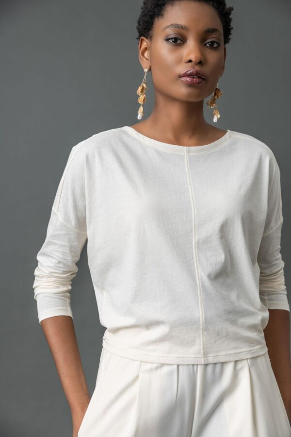 Drop Shoulder Boatneck - Image 5