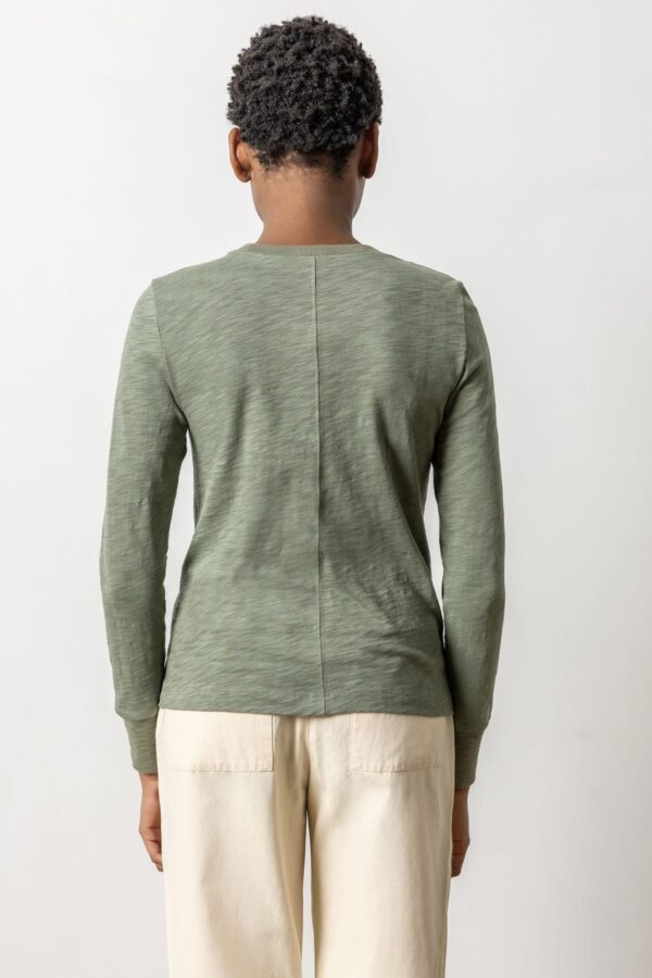 Long Sleeve Ribbed Cuff Crewneck - Image 7