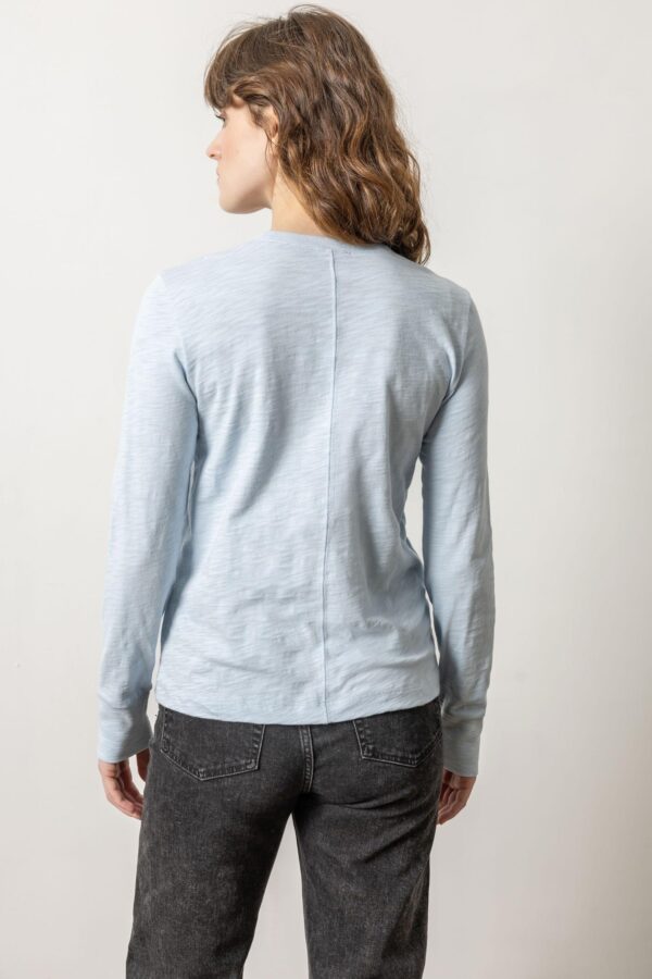 Long Sleeve Ribbed Cuff Crewneck - Image 2