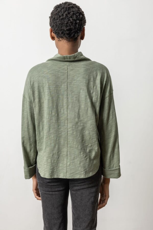 Drawstring Neck Pullover - Image 8