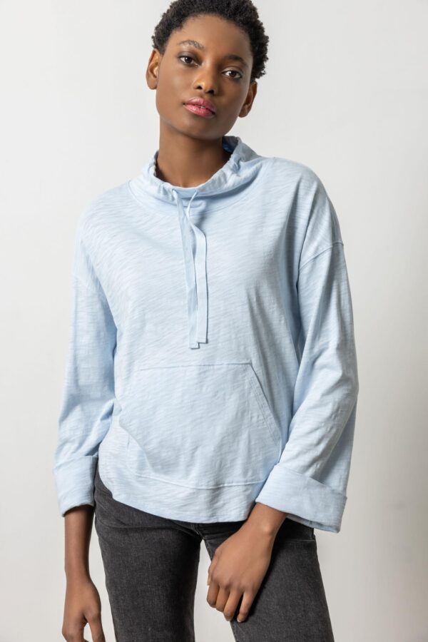 Drawstring Neck Pullover - Image 5