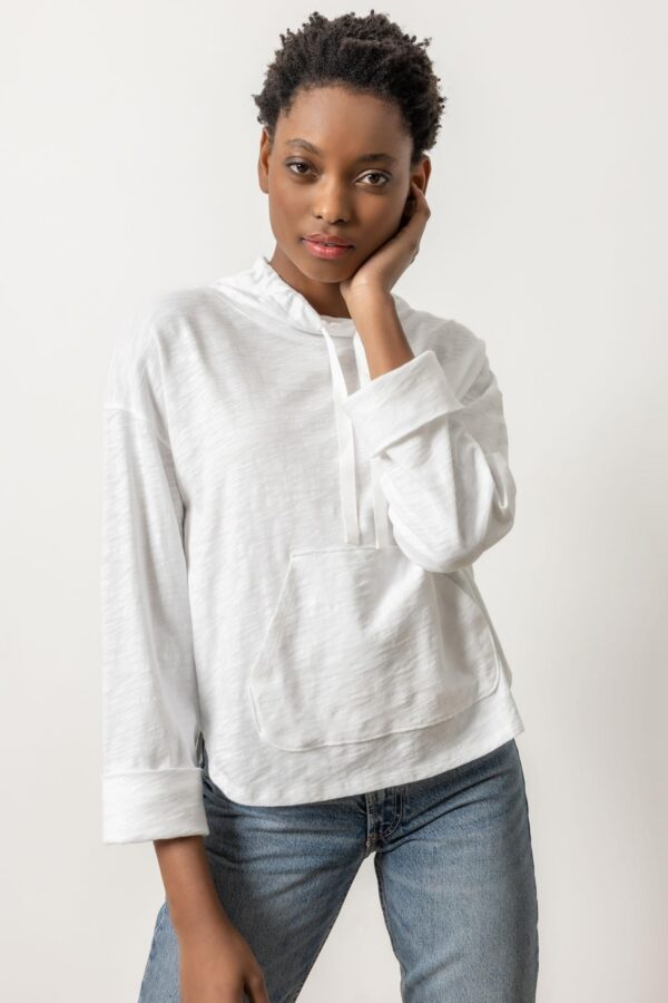 Drawstring Neck Pullover - Image 3