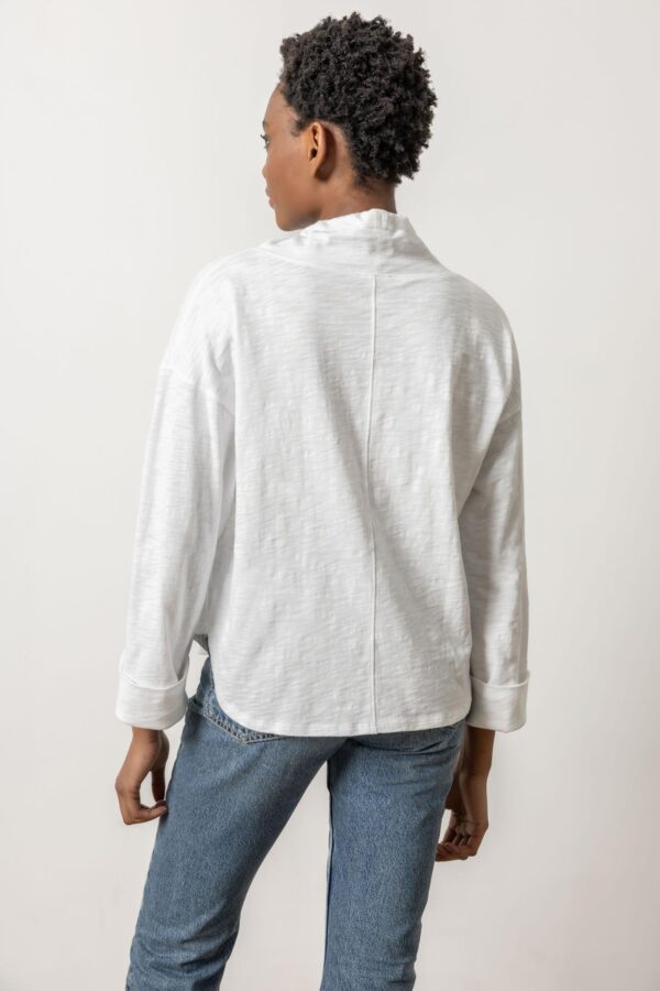 Drawstring Neck Pullover - Image 4