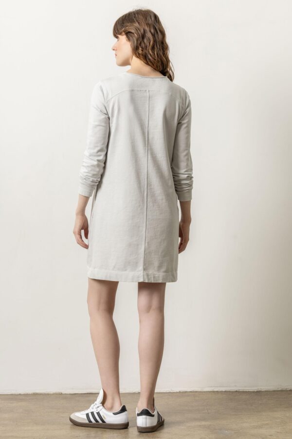 Front Seam Crewneck Dress - Image 2