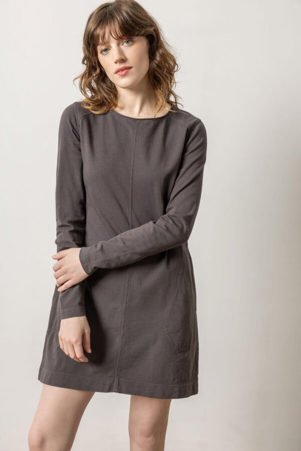 Front Seam Crewneck Dress - Image 3