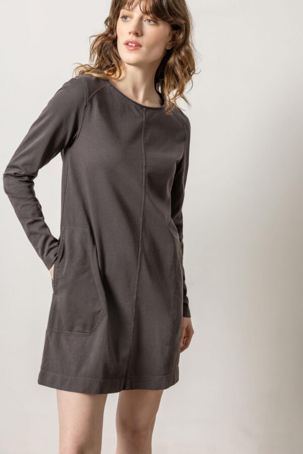 Front Seam Crewneck Dress - Image 5