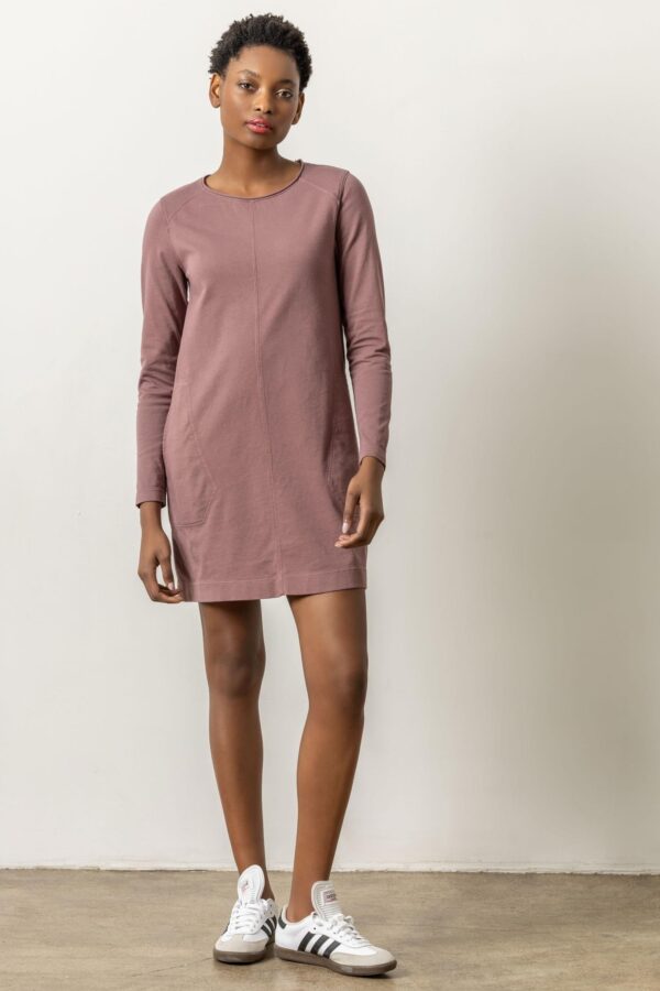 Front Seam Crewneck Dress - Image 6