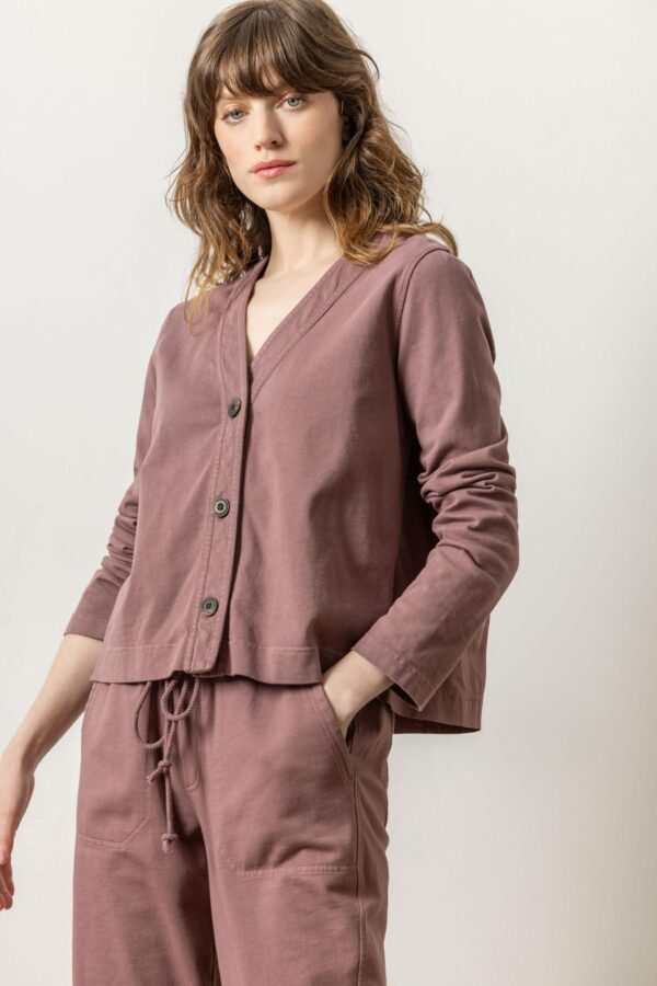 Mixed Media Cardigan - Image 7
