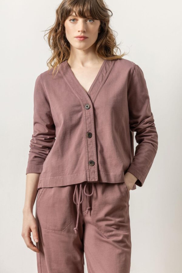 Mixed Media Cardigan - Image 8
