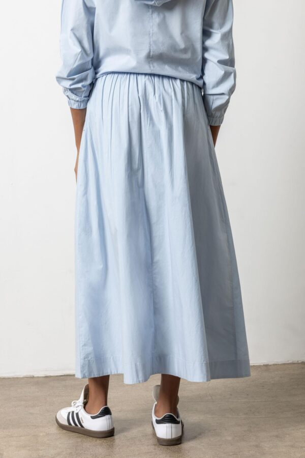 Poplin Button Front Skirt - Image 7