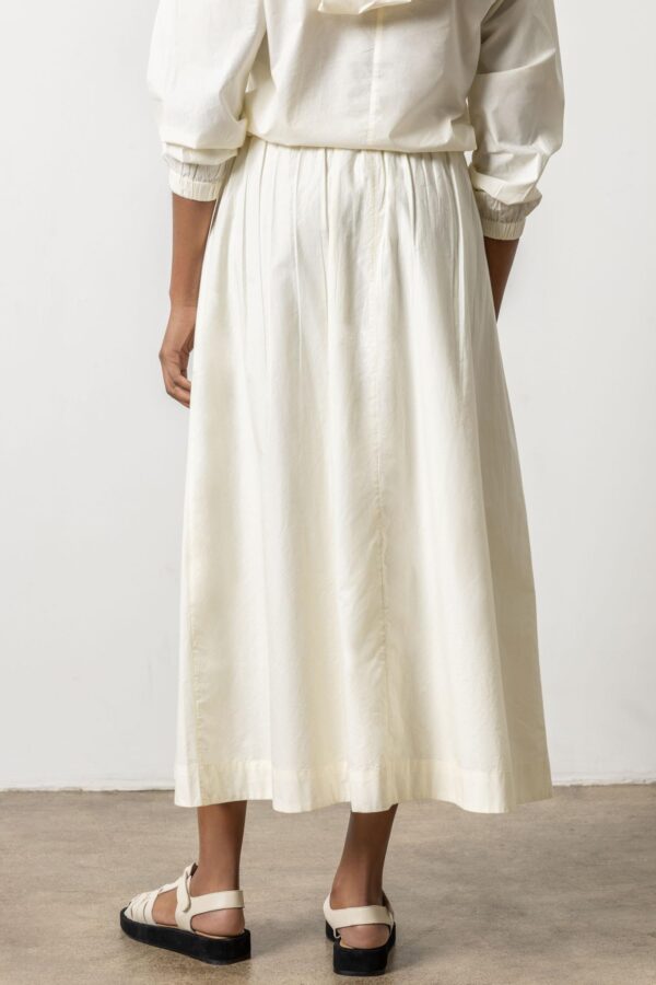 Poplin Button Front Skirt - Image 14