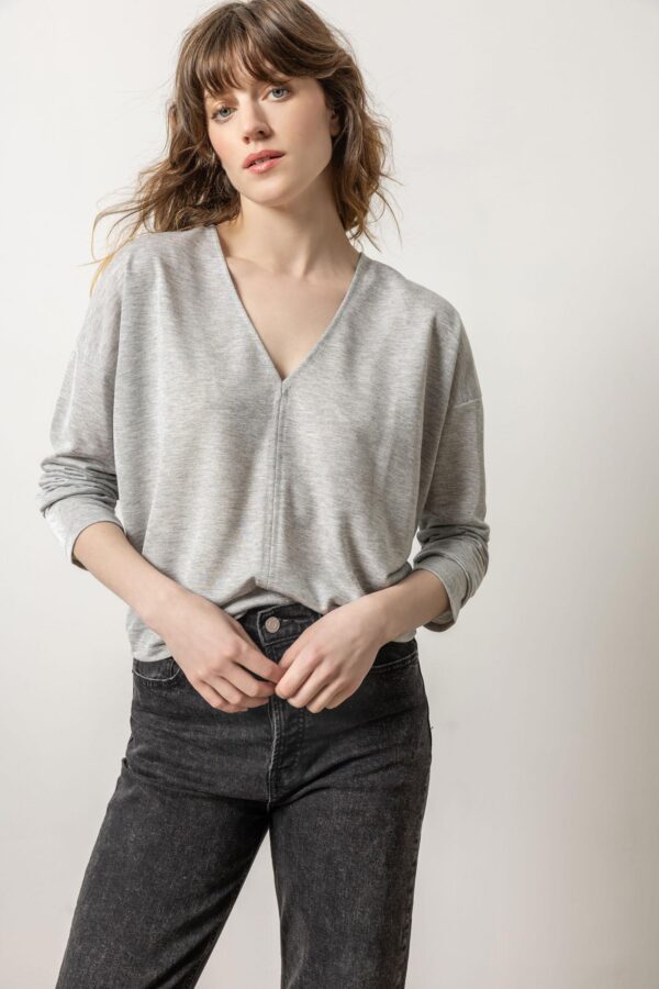 Sparkle Double V Top - Image 3
