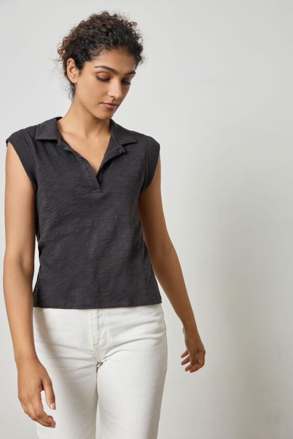 Cap Sleeve Polo - Image 3