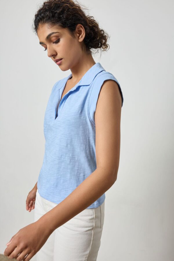 Cap Sleeve Polo - Image 7