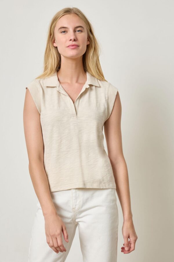 Cap Sleeve Polo - Image 5