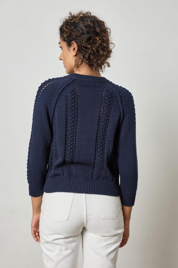 3/4 Sleeve Raglan Cardigan - Image 2