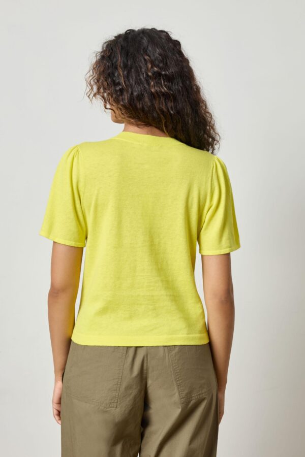 Short Sleeve V-Neck Sweater - Image 2