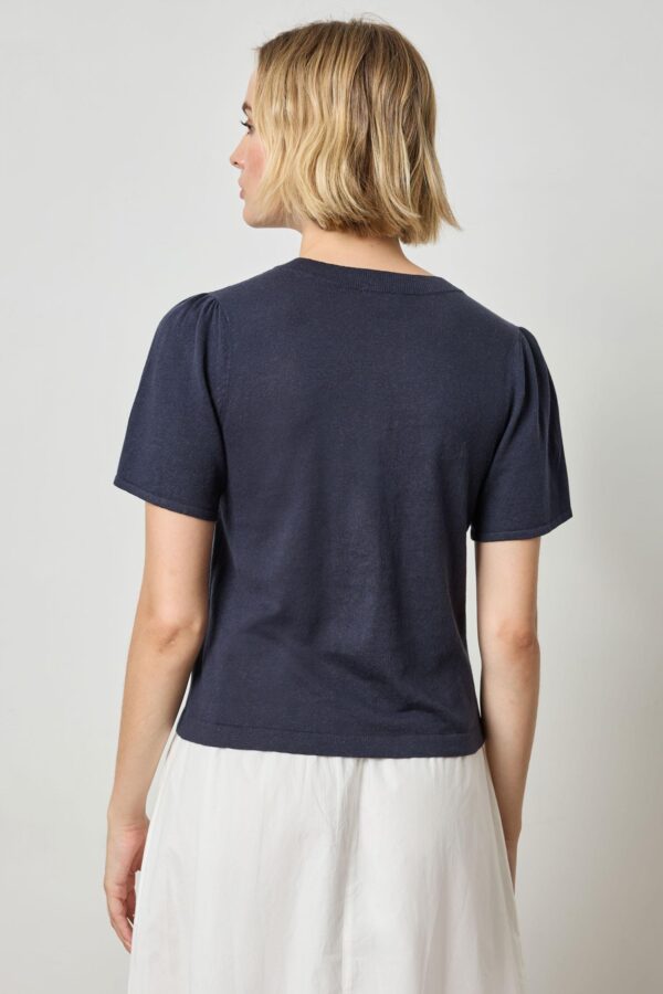 Short Sleeve V-Neck Sweater - Image 4