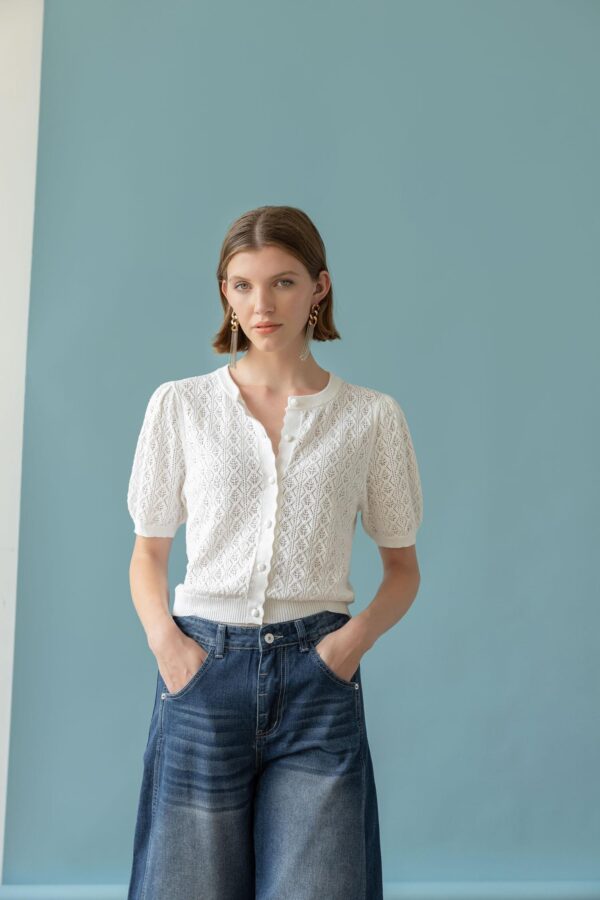 Pointelle Cardigan - Image 14